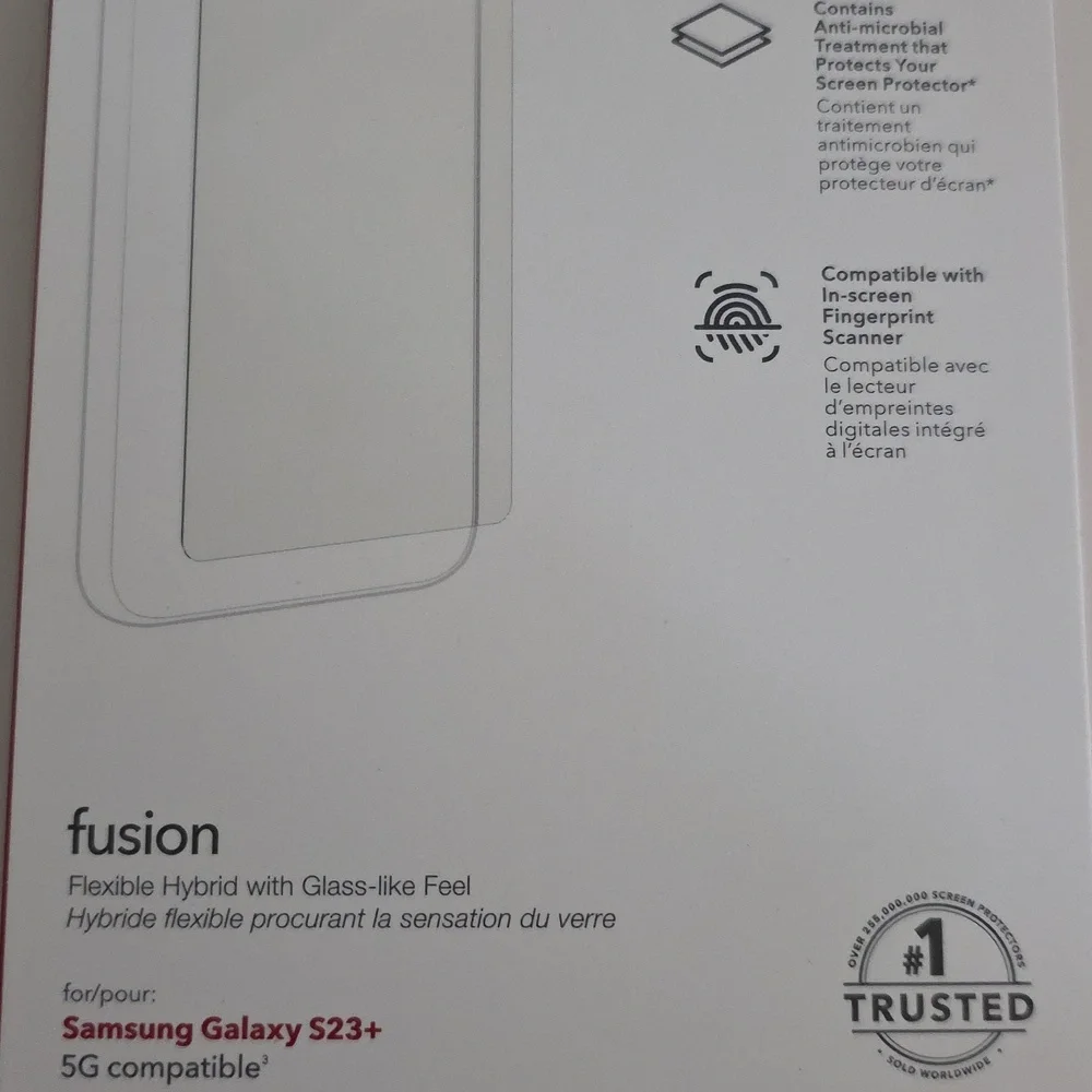 ZAGG Invisible Shield Screen Protector Samsung Galaxy S23+ 5G Compatible